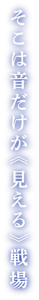 そこは音だけが《見える》戦場