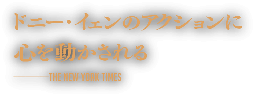 ドニー・イェンのアクションに心を動かされる-THE NEW YORK TIMES